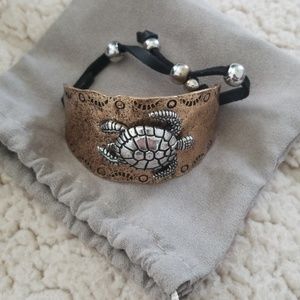 Sea Turtle Bronze Bracelet